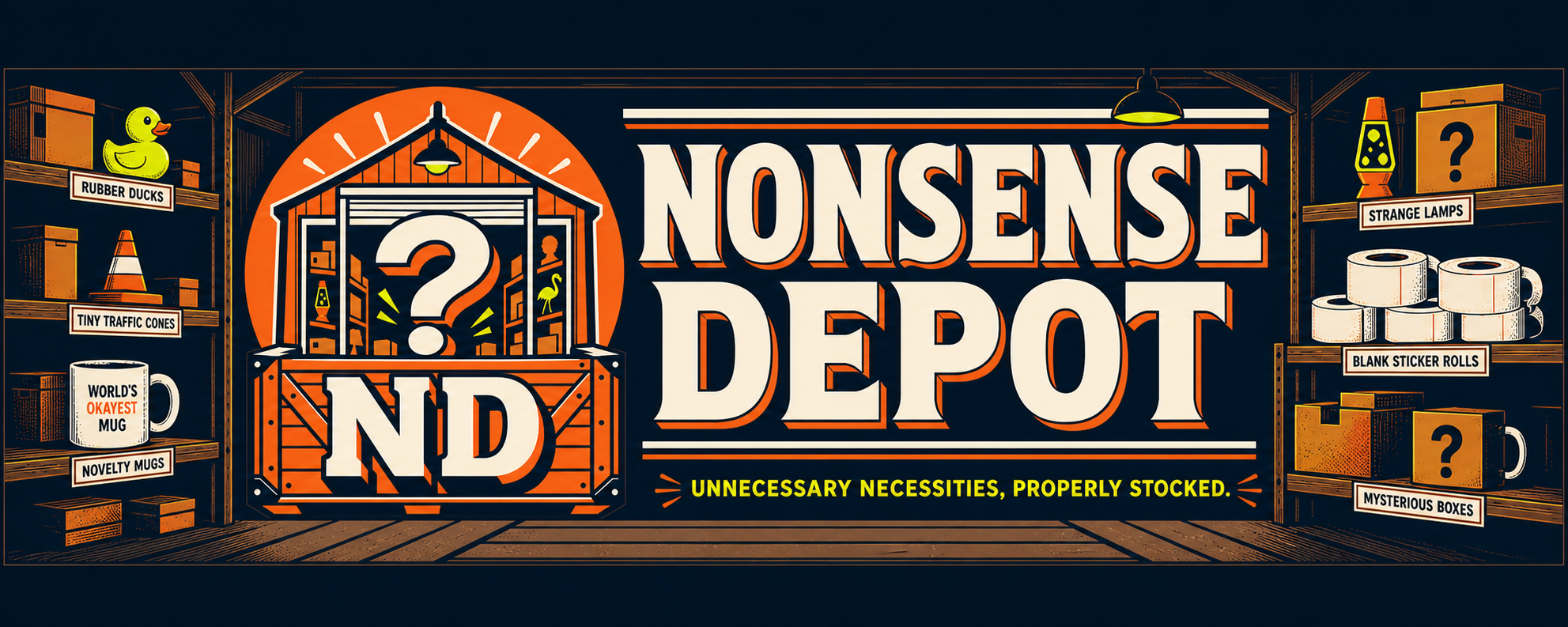 Nonsense Depot — serious goods for unserious people